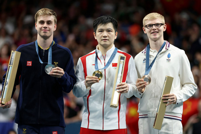 奥地利乒乓球队完胜瑞典乒乓球队，樊振东完成帽子戏法的简单介绍